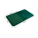 Maxbell Velvet Golf Training Mat Chipping Golf Putting Mat Portable for Home Office