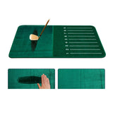 Maxbell Velvet Golf Training Mat Chipping Golf Putting Mat Portable for Home Office