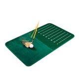 Maxbell Velvet Golf Training Mat Chipping Golf Putting Mat Portable for Home Office