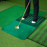 Maxbell Velvet Golf Training Mat Chipping Golf Putting Mat Portable for Home Office