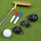 Maxbell Golf Ball Marker Line Drawing Stencil Tools with Marker Set training Three Lines