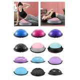 Maxbell Wave Speed Ball Semicircle Balance Ball for Gym Back and Abdominal Training Dia 58cm Purple A
