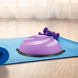 Maxbell Wave Speed Ball Semicircle Balance Ball for Gym Back and Abdominal Training Dia 58cm Purple A