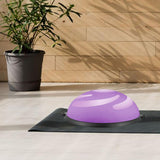 Maxbell Wave Speed Ball Semicircle Balance Ball for Gym Back and Abdominal Training Dia 58cm Purple A