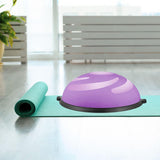 Maxbell Wave Speed Ball Semicircle Balance Ball for Gym Back and Abdominal Training Dia 58cm Purple A