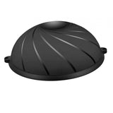 Maxbell Wave Speed Ball Semicircle Balance Ball for Gym Back and Abdominal Training Dia 58cm Black B