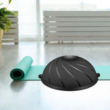 Maxbell Wave Speed Ball Semicircle Balance Ball for Gym Back and Abdominal Training Dia 58cm Black B