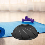 Maxbell Wave Speed Ball Semicircle Balance Ball for Gym Back and Abdominal Training Dia 58cm Black B