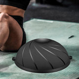 Maxbell Wave Speed Ball Semicircle Balance Ball for Gym Back and Abdominal Training Dia 58cm Black B