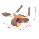 Maxbell Professional Abdominal Roller Wheel for Equipment Abdominal Core Trainer Exercise Orange