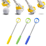 Maxbell Portable Telescopic Golf Ball Retriever Extendable Folding Lightweight Yellow