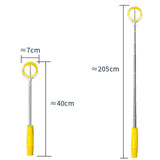 Maxbell Portable Telescopic Golf Ball Retriever Extendable Folding Lightweight Yellow