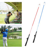 Maxbell Golf Swing Trainer Stick Motion Corrector Lightweight for Practice Speed Red