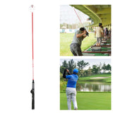 Maxbell Golf Swing Trainer Stick Motion Corrector Lightweight for Practice Speed Red