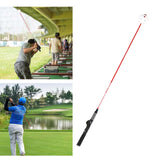 Maxbell Golf Swing Trainer Stick Motion Corrector Lightweight for Practice Speed Red