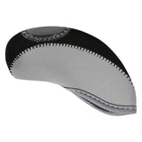 Maxbell Golf Iron Headcover Lightweight Golf Club Head Cover Protective Sleeve Gray Black