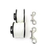 Maxbell Scuba Diving Reel with Clip White Line for Spearfishing Underwater Equipment 30meters