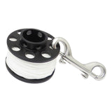 Maxbell Scuba Diving Reel with Clip White Line for Spearfishing Underwater Equipment 30meters