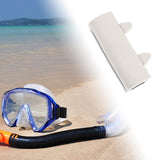 Maxbell Diving Snorkel Protective Sleeve Snorkeling for Water Sports Swimming Gear White