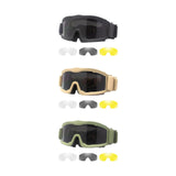 Maxbell Motorcycle Goggles Adjustable Strap Motorbike Glasses for Camping Scooter Balck Frame