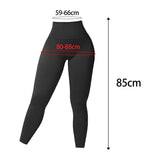 Maxbell Womens Yoga Pants High Waist Leggings Stretch for Running Exercise Workout Black S
