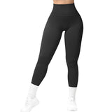 Maxbell Womens Yoga Pants High Waist Leggings Stretch for Running Exercise Workout Black M