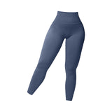 Maxbell Womens Yoga Pants High Waist Leggings Stretch for Running Exercise Workout Blue Gray M