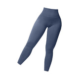Maxbell Womens Yoga Pants High Waist Leggings Stretch for Running Exercise Workout Blue Gray M
