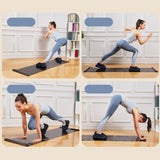 Maxbell Yoga Slide Board Pad Portable Sliding Board for Leg Core Training Skating Orange 2m
