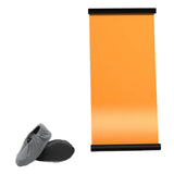 Maxbell Yoga Slide Board Pad Portable Sliding Board for Leg Core Training Skating Orange 2m