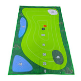 Maxbell Golf Game Set Chipping Mat Practice Sport for Picnic Indoor Kids