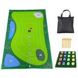 Maxbell Golf Game Set Chipping Mat Practice Sport for Picnic Indoor Kids