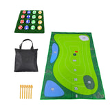 Maxbell Golf Game Set Chipping Mat Practice Sport for Picnic Indoor Kids