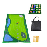 Maxbell Golf Game Set Chipping Mat Practice Sport for Picnic Indoor Kids