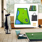 Maxbell Golf Game Set Chipping Mat Practice Sport for Picnic Indoor Kids