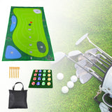 Maxbell Golf Game Set Chipping Mat Practice Sport for Picnic Indoor Kids