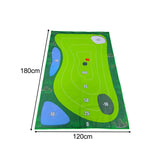 Maxbell Golf Game Set Chipping Mat Practice Sport for Picnic Indoor Kids