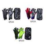 Maxbell Football Goalkeeper Gloves Strong Grip Goalie Gloves for Adult Unisex Youth Black