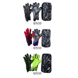 Maxbell Football Goalkeeper Gloves Strong Grip Goalie Gloves for Adult Unisex Youth Black