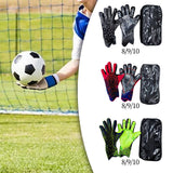 Maxbell Football Goalkeeper Gloves Strong Grip Goalie Gloves for Adult Unisex Youth Black