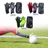 Maxbell Football Goalkeeper Gloves Strong Grip Goalie Gloves for Adult Unisex Youth Black