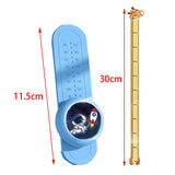Maxbell Wall Mounted Kids Jump Training Kid Exercise School Touch Jump High Counter Blue