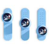 Maxbell Wall Mounted Kids Jump Training Kid Exercise School Touch Jump High Counter Blue