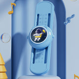 Maxbell Wall Mounted Kids Jump Training Kid Exercise School Touch Jump High Counter Blue