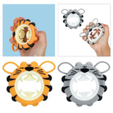 Maxbell Nonslip Hand Grip Strengthener Adjustable Resistance Fitness Hand Exerciser orange