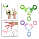 Maxbell Silicone Hand Gripper Exerciser Fitness Finger Strengthener Rock Climber Green