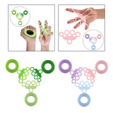 Maxbell Silicone Hand Gripper Exerciser Fitness Finger Strengthener Rock Climber Green