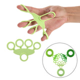 Maxbell Silicone Hand Gripper Exerciser Fitness Finger Strengthener Rock Climber Green