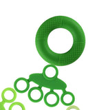 Maxbell Silicone Hand Gripper Exerciser Fitness Finger Strengthener Rock Climber Green