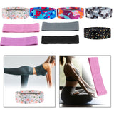 Maxbell Resistance Band Comfortable Pull up Assist Elastic for Fitness Squat Thigh White Floral